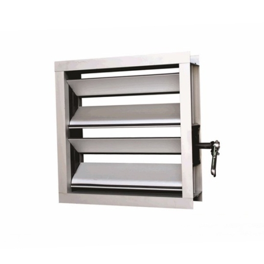 Van gió vuông cánh đúc tay gạt MLD